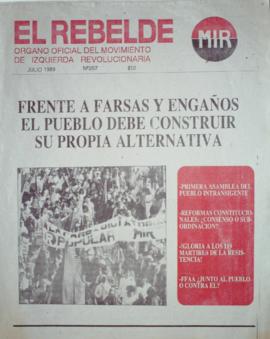 El Rebelde N° 257, julio 1989