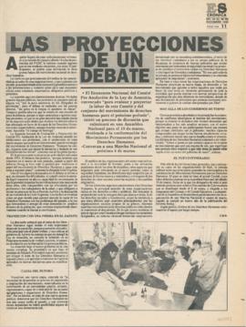 Las proyecciones de un debate