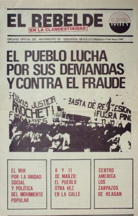 El Rebelde en la Clandestinidad N° 250, marzo 1988