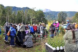 Asistentes actividad de homenaje a Próspero Guzmán.