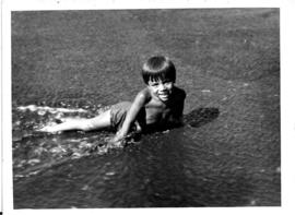 Fotografía de Pepe en el mar