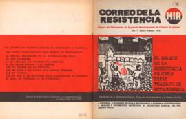 Correo de la Resistencia N° 17, enero - febrero 1978