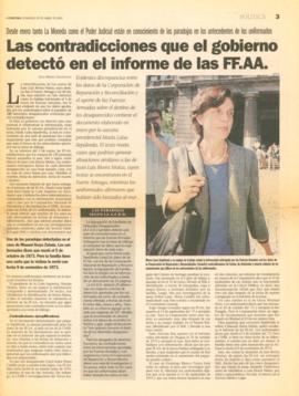 Las contradicciones que el gobierno detectó en el informe de las FF.AA.