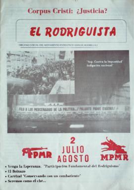 El Rodriguista N° 2, julio - agosto 1993