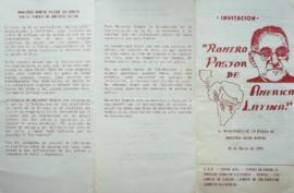 Tríptico 11 Aniversario de la pascua de Monseñor Oscar Romero