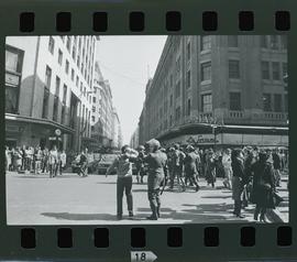 Negativo detenciones en el centro de Santiago