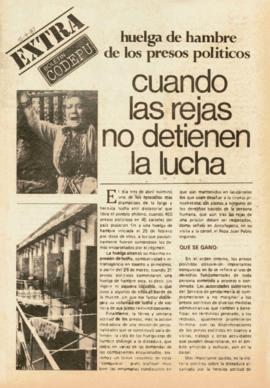 Boletín CODEPU. Extra, 15 de abril 1987