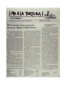 Informativo ¡No a la tortura! N°13