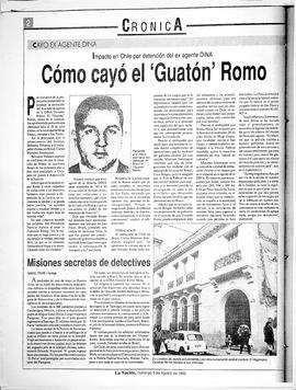 Cómo cayó el "Guatón" Romo