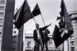 Fotografía del dirigente estudiantil Luis Valenzuela Leiva