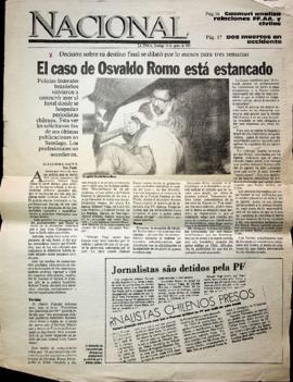 El caso de Osvaldo Romo está estancado