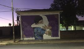 Mural en Parque de la Meditación de Chillán