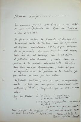 Invitación a una acción de denuncia en Lyon con Providencia