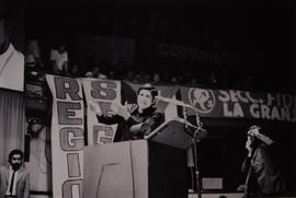 Fotografía de Rolando Calderón en el teatro Caupolicán