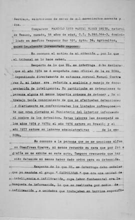 Declaración judicial de Marcelo Moren Brito