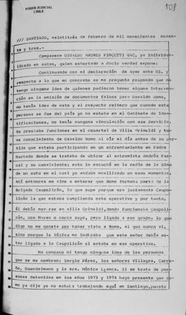 Declaración judicial de Osvaldo Andrés Pincetti Gac