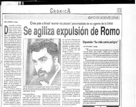 Se agiliza expulsión de Romo