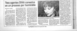 Tres agentes DINA careados en un proceso por homicidio