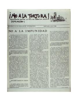 Informativo ¡No a la tortura! N°14