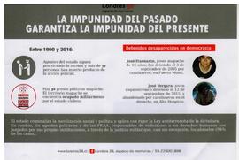 La impunidad del pasado garantiza la impunidad del presente