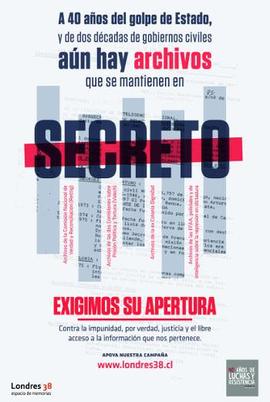 Afiche No más Archivos Secretos