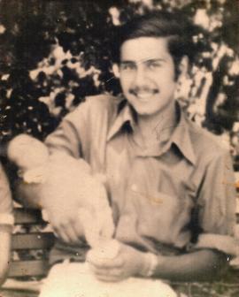 Carlos Salcedo y su hijo