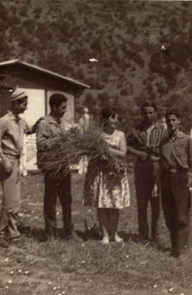 Sergio Montecinos en el campo