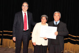 Entrega de título póstumo a Zacarías Machuca