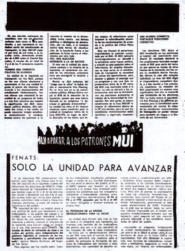 FENATS: Solo la unidad para avanzar