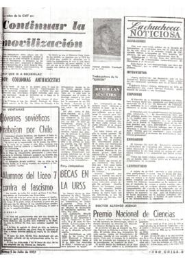 Alumnos del Liceo 7 contra el fascismo